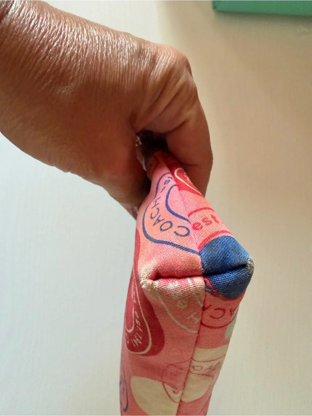 Coach Leah Polka Dot Passport Stamp Wristlet from the late 2000s/Y2K era.